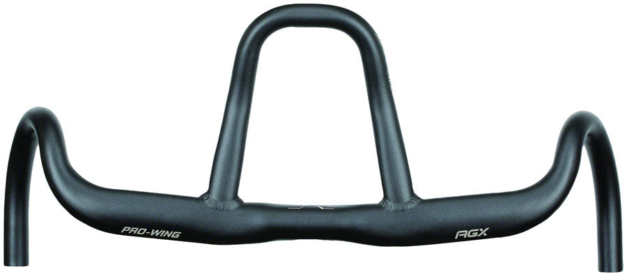 Full Speed Ahead Pro-Wing AGX Drop Handlebar - Aluminum 31.8mm 46cm Black - Bicycle Warehouse