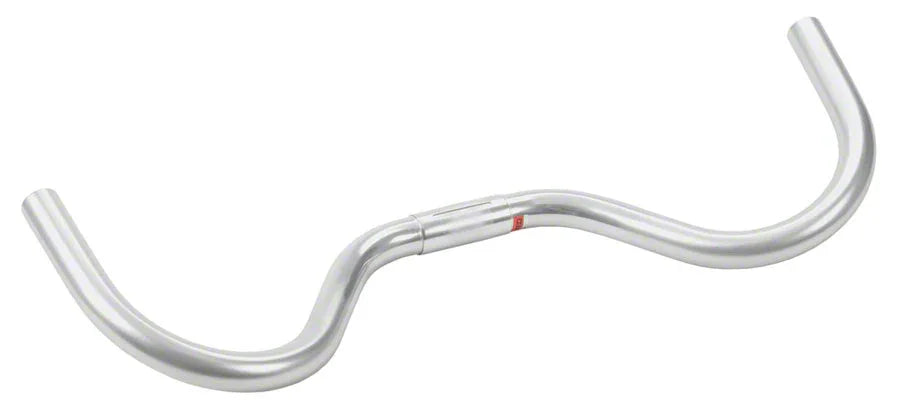 Nitto Moustache Handlebar: 26.0mm Bar Clamp 515mm Width Alloy Silver - Bicycle Warehouse