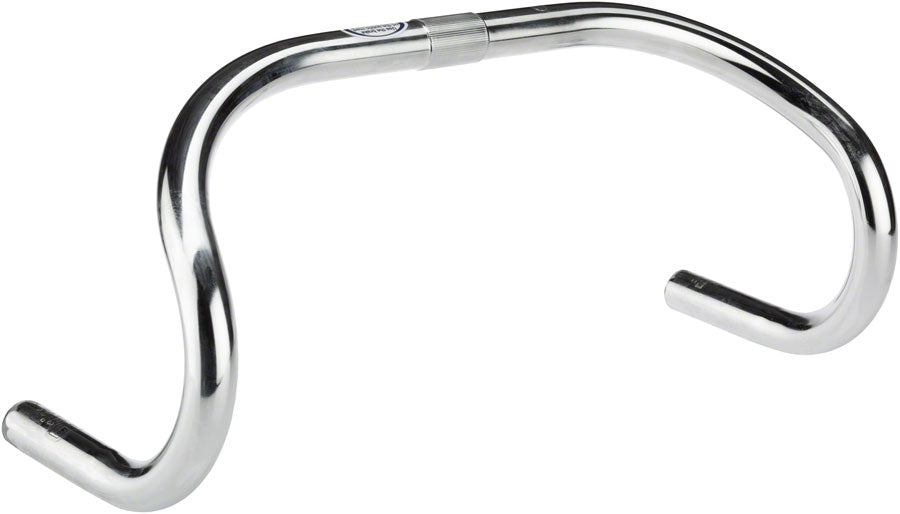 Track Drop Handlebar - Steel 25.4mm 42cm Silver - Bicycle Warehouse