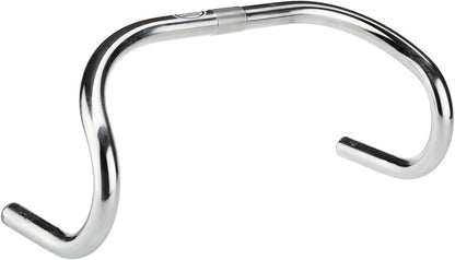 Track Drop Handlebar - Steel 25.4mm 42cm Silver - Bicycle Warehouse