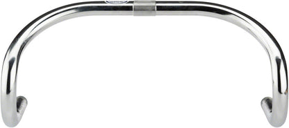 Track Drop Handlebar - Steel 25.4mm 42cm Silver - Bicycle Warehouse