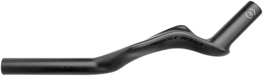 Profile Design 43 ASC Carbon Aerobar Extensions - Carbon 340mm Black - Bicycle Warehouse