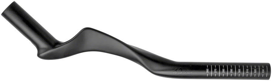 Profile Design 43 ASC Carbon Aerobar Extensions - Carbon 340mm Black - Bicycle Warehouse