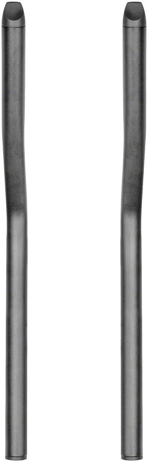 Profile Design 26a Aluminum Aerobar Extensions - Aluminum 400mm Black - Bicycle Warehouse