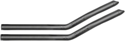 Profile Design 26a Aluminum Aerobar Extensions - Aluminum 400mm Black - Bicycle Warehouse