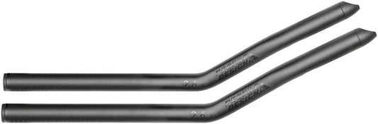 Profile Design 26a Aluminum Aerobar Extensions - Aluminum 400mm Black - Bicycle Warehouse