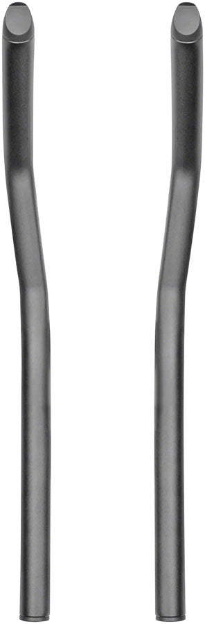 Profile Design 39a Aluminum Aerobar Extensions - Aluminum 400mm Black - Bicycle Warehouse
