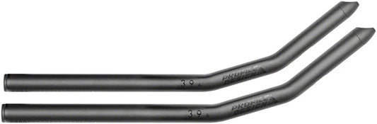 Profile Design 39a Aluminum Aerobar Extensions - Aluminum 400mm Black - Bicycle Warehouse