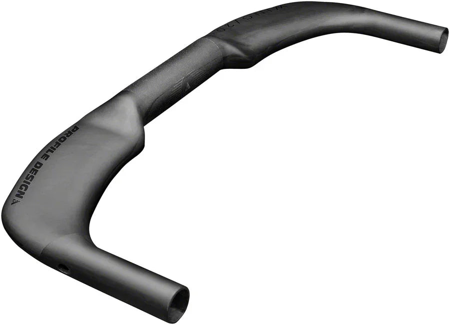 Profile Design WING/20c Base Bar - 31.8 Clamp 38cm Carbon Black - Bicycle Warehouse