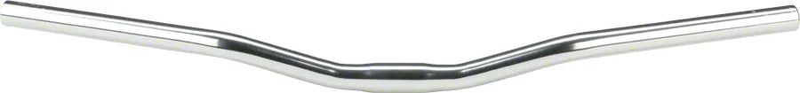 High-Rise Bar 30mm Rise w/ 15d Sweep Silver - Bicycle Warehouse