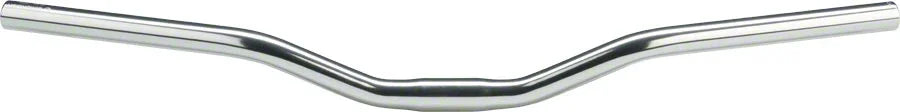 High-Rise Bar 40mm Rise w/ 15d Sweep Silver - Bicycle Warehouse