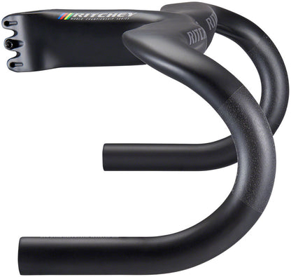 WCS Carbon Solostreem Drop Handlebar - Integrated Bar/Stem Carbon 44cm 130mm Matte Carbon - Bicycle Warehouse