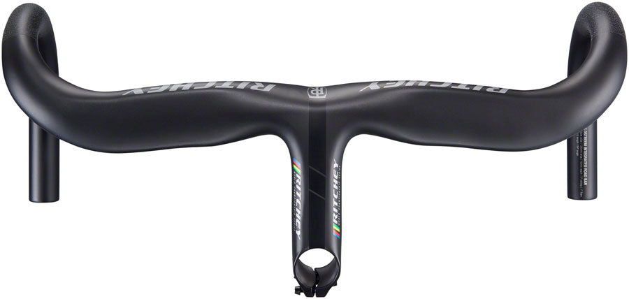 WCS Carbon Solostreem Drop Handlebar - Integrated Bar/Stem Carbon 44cm 130mm Matte Carbon - Bicycle Warehouse