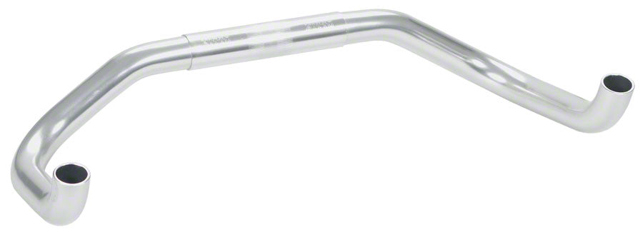Time Trial Handlebar 42cm Width 26.0mm Bar Clamp 60mm Drop Alloy Sliver - Bicycle Warehouse