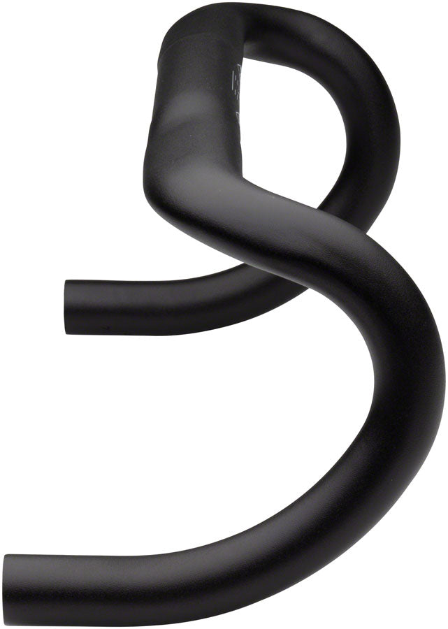 Flat Top Shallow Drop Handlebar - Aluminum 31.8mm 38cmBlack - Bicycle Warehouse