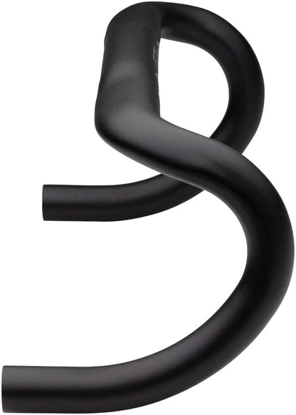 Flat Top Shallow Drop Handlebar - Aluminum 31.8mm 38cmBlack - Bicycle Warehouse