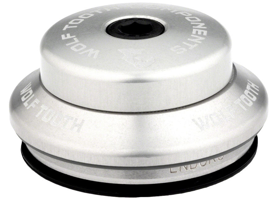 Premium Headset - IS41/28.6 Upper 7mm Stack Raw Silver - Bicycle Warehouse