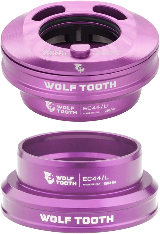 Premium Internal Headset - EC44 Upper / EC44 Lower For Enve In-Route System Only Purple - Bicycle Warehouse