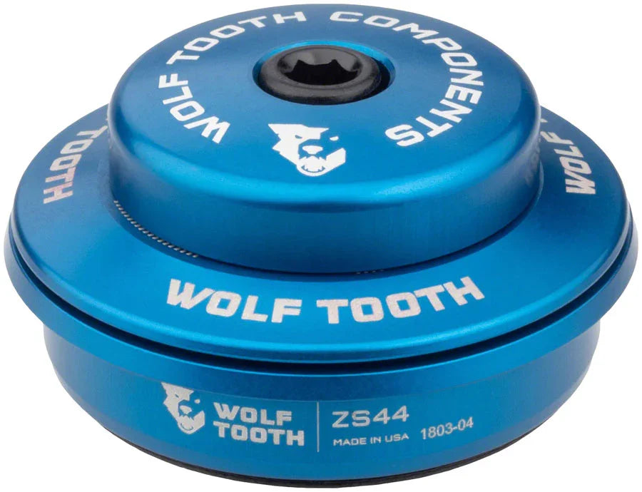 Premium Headset - ZS44/28.6 Upper 6mm Stack Blue - Bicycle Warehouse