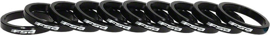 Full Speed Ahead Bag of 10 1-1/8"x5mm Alloy Headset Spacers with Logo - Bicycle Warehouse