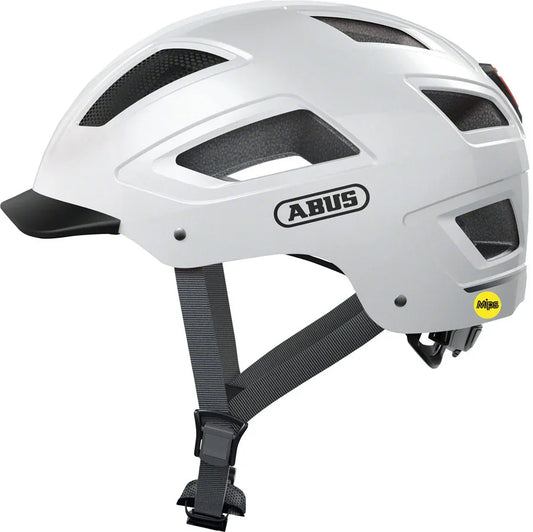 Abus Hyban 2.0 MIPS Helmet - Polar White - Bicycle Warehouse