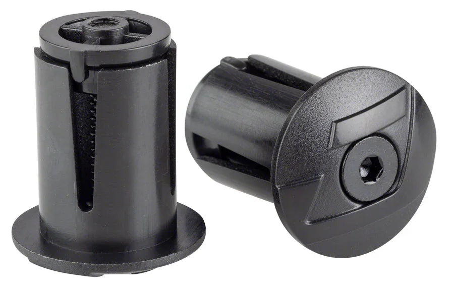 Locking Bar End Plugs Black - Bicycle Warehouse