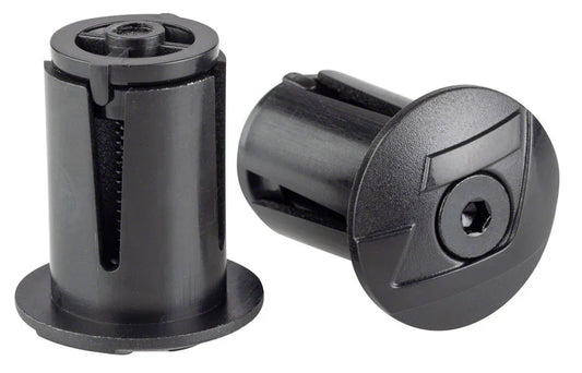 Locking Bar End Plugs Black - Bicycle Warehouse