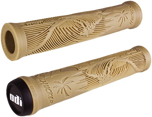 Hucker Grips - Sand Flangeless - Bicycle Warehouse
