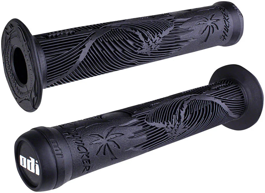 Hucker Grips - Black Flange - Bicycle Warehouse