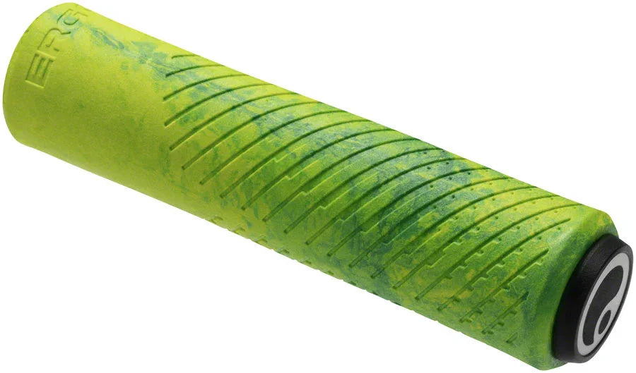 GXR Grips - Lava Yellow/Green Large - Bicycle Warehouse