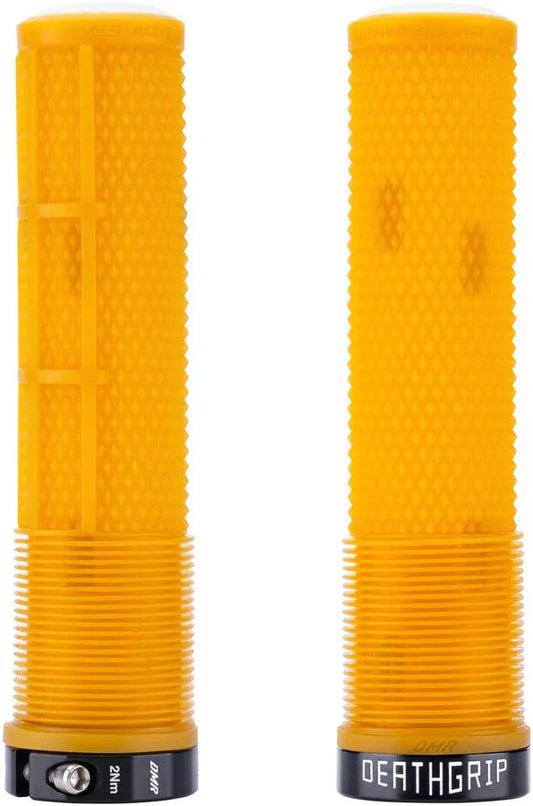 DeathGrip 2 Flangeless Grips - Thick Lock-On Gum - Bicycle Warehouse
