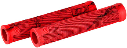 EX Grips - Red Marble No Flange - Bicycle Warehouse