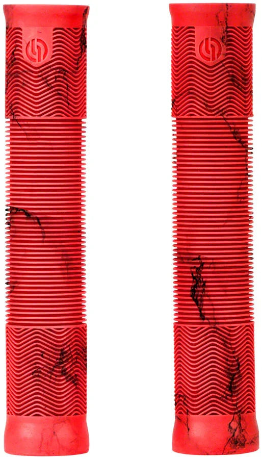 EX Grips - Red Marble No Flange - Bicycle Warehouse