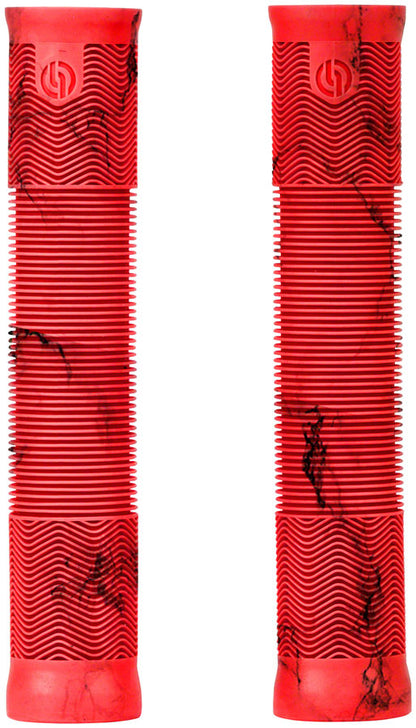 EX Grips - Red Marble No Flange - Bicycle Warehouse