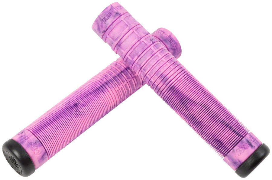 Seely Grip - 160mm Pink/Purple Swirl - Bicycle Warehouse