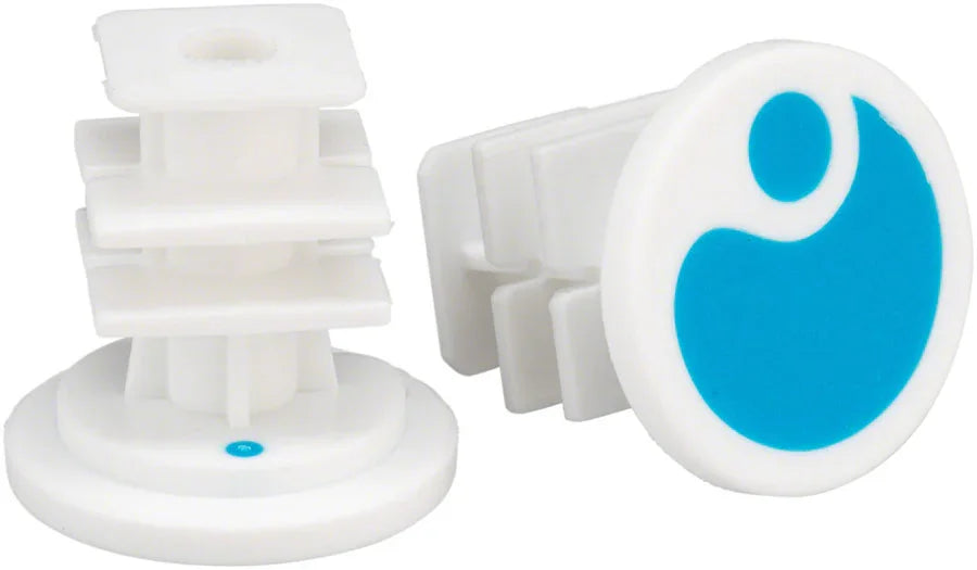 End Plugs for GA2/GA2Fat/GA3: Blue - Bicycle Warehouse
