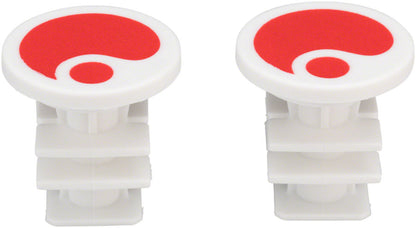 End Plugs for GA2/GA2Fat/GA3: Red - Bicycle Warehouse