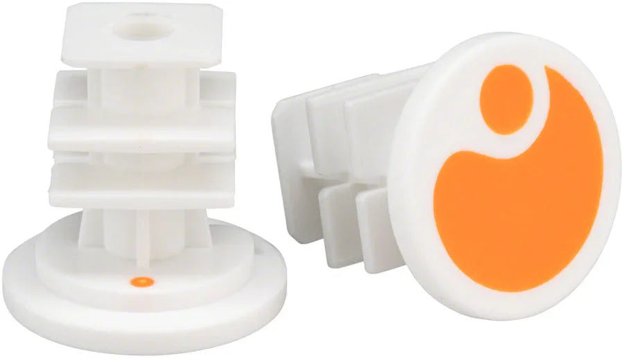 End Plugs for GA2/GA2Fat/GA3: Orange - Bicycle Warehouse