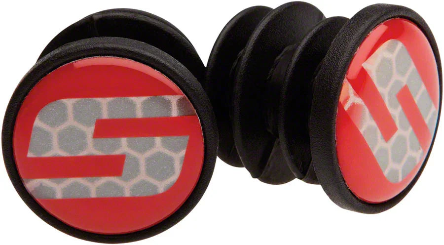 Road Handlebar End Plugs S Logo - Bicycle Warehouse