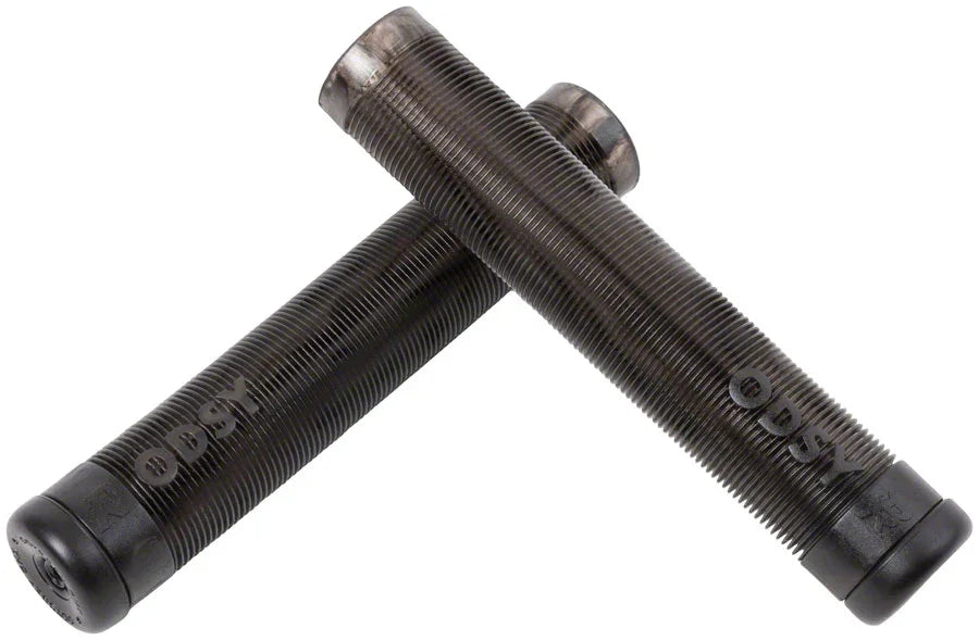 BROC Grips - Black/Clear Swirl - Bicycle Warehouse
