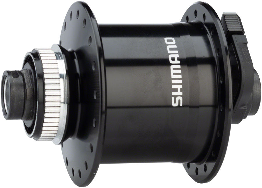 Metrea Dynamo Front Hub - 12 x 100mm Center-Lock Black 32h - Bicycle Warehouse