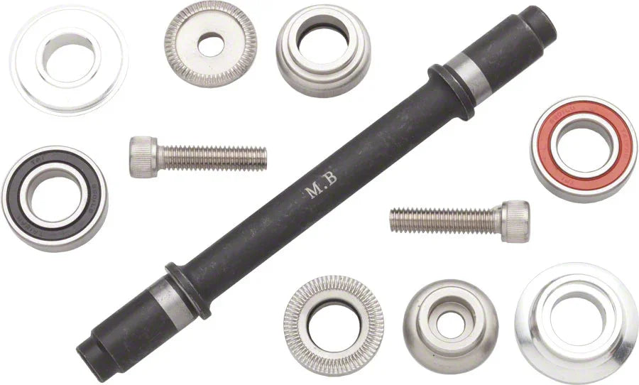 Ultra New Hub Axle Kit for 120mm Rear Free/Free Silver - Bicycle Warehouse