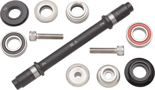 Ultra New Hub Axle Kit for 120mm Rear Fix/Fix Black - Bicycle Warehouse