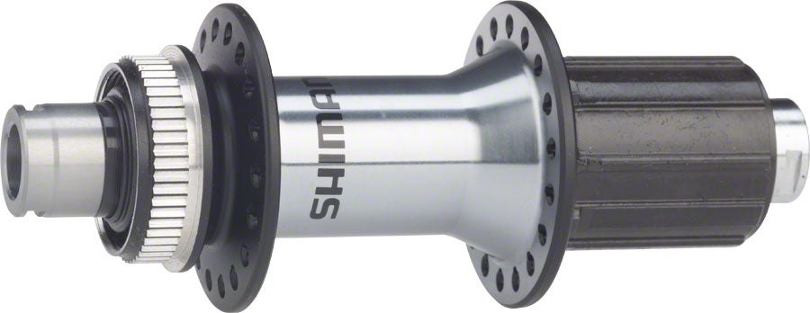 FH-RS770 Rear Hub - 12 x 142mm Center-Lock HG 11 Road BLK/Silver 36H - Bicycle Warehouse