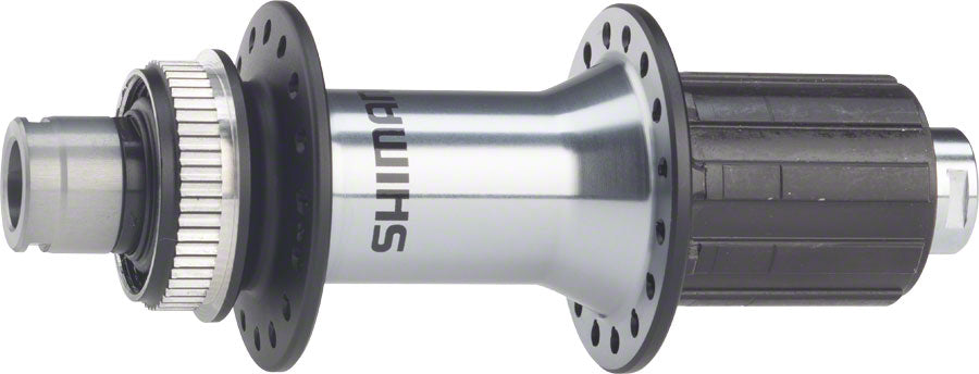 FH-RS770 Rear Hub - 12 x 142mm Center-Lock HG 11 Road BLK/Silver 28H - Bicycle Warehouse