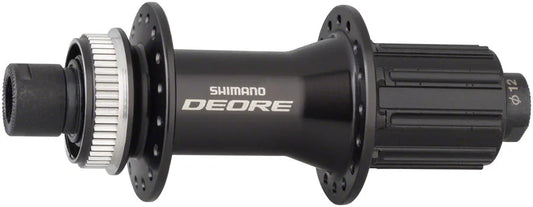 Deore FH-6010 Rear Hub - 12 x 142mm Center-Lock HG 11 MTN Black 32H - Bicycle Warehouse