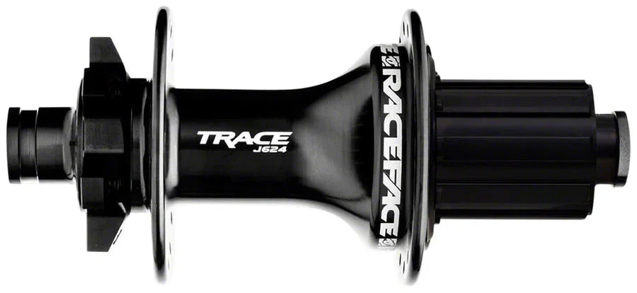 RaceFace Trace J-Bend 624 Rear Hub - 12 x 148mm 6-Bolt HG 11 MTN Black 32H - Bicycle Warehouse