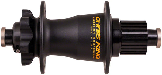 Boost Rear Hub - 12 x 148mm 6-Bolt MicroSpline Matte BLK/Gold 32H - Bicycle Warehouse