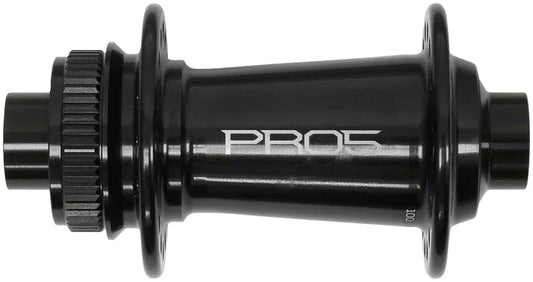 Pro 5 Front Hub - 12 x 100mm Center-Lock Black 24H - Bicycle Warehouse