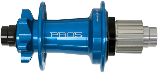 Pro 5 Rear Hub - 12 x 148mm 6-Bolt Micro Spline Blue 28H - Bicycle Warehouse